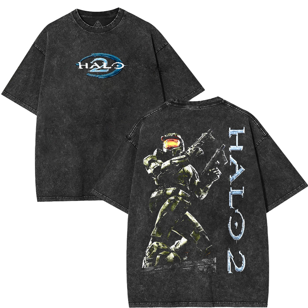 HALO 2 Vintage Heavyweight Washed Tshirt [TPR] - Image 2